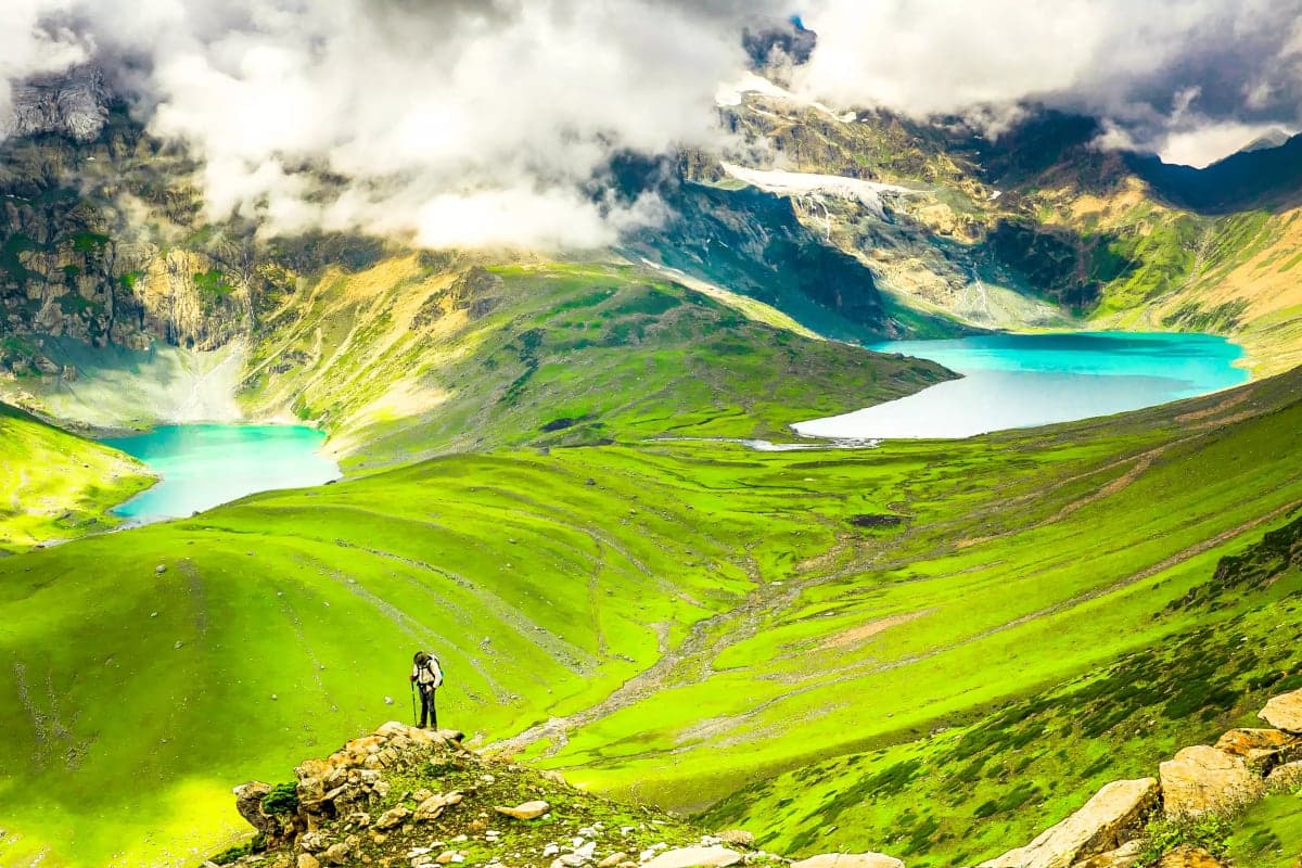 Gangabal Lake — the sacred lake with Haramukh mountain reflection