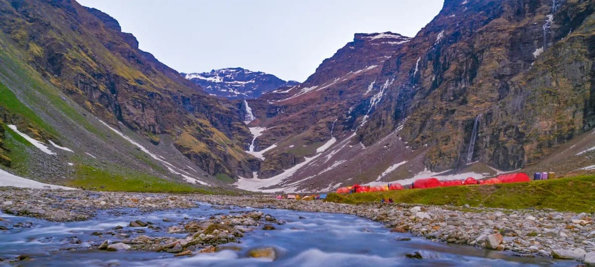 Rupin Pass at 15,250 ft — glacier crossing