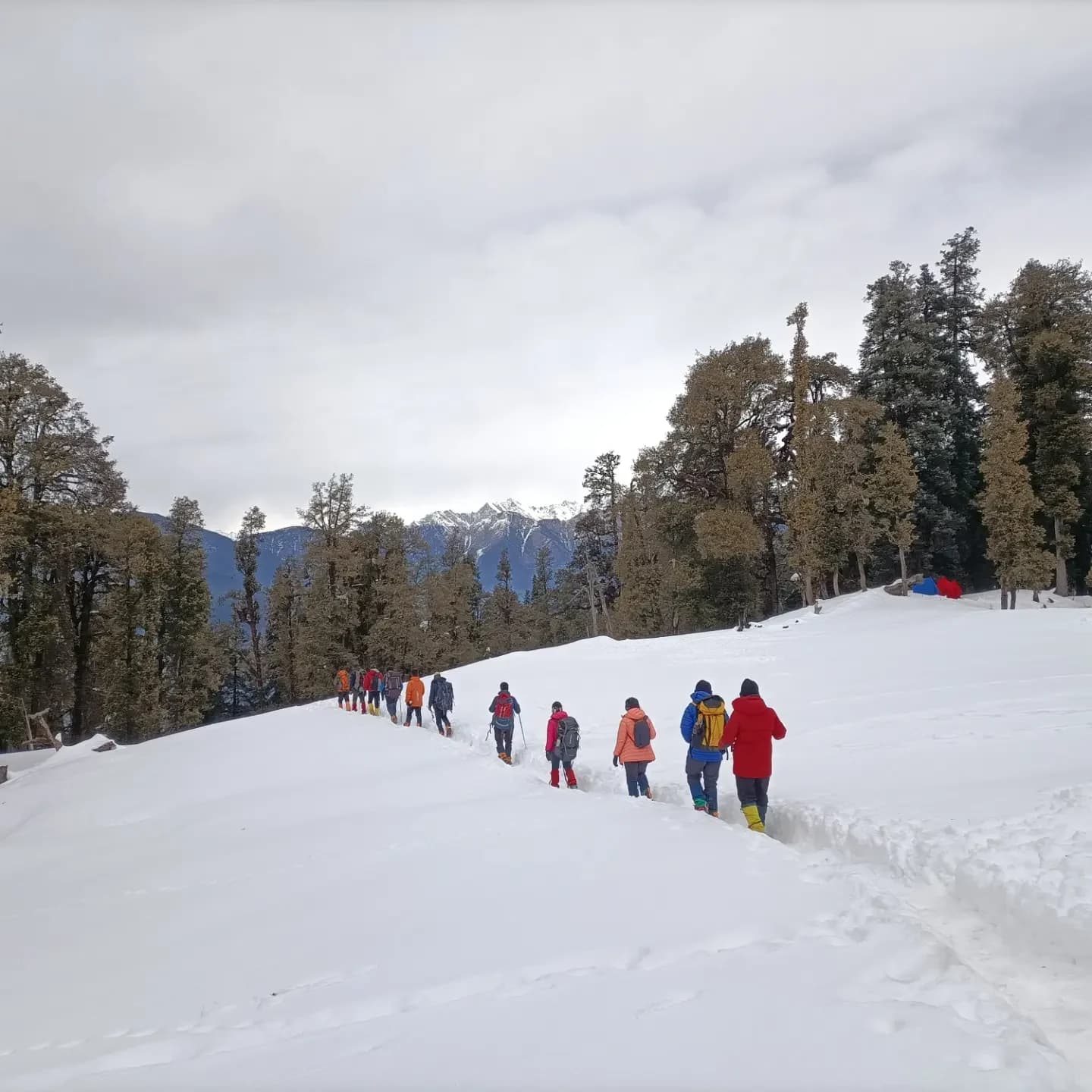 Video thumbnail of the Kedarkantha summit climb at sunrise